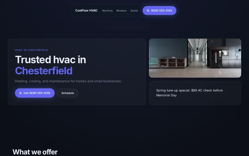 CoolFlow template preview